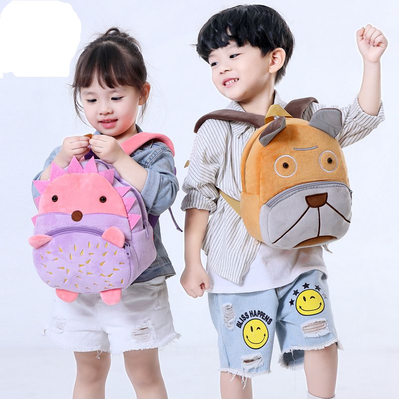 Baby Plush Backpack Animal School Bag