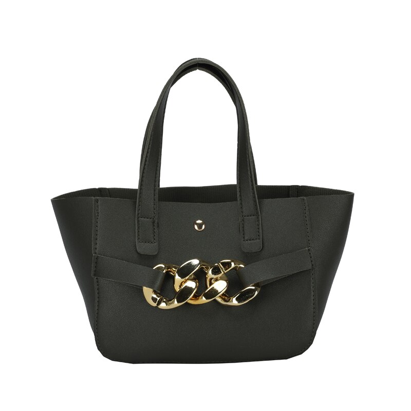 Large Capacity PU Leather Designer Top-handle Bag
