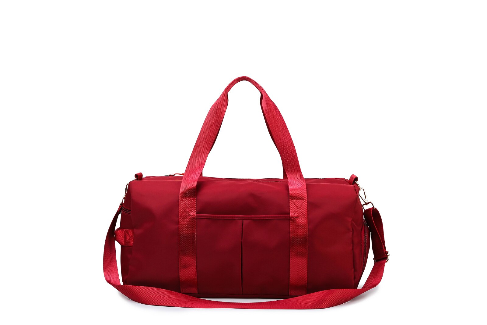 Nylon Waterproof Solid Color Travel Handbag