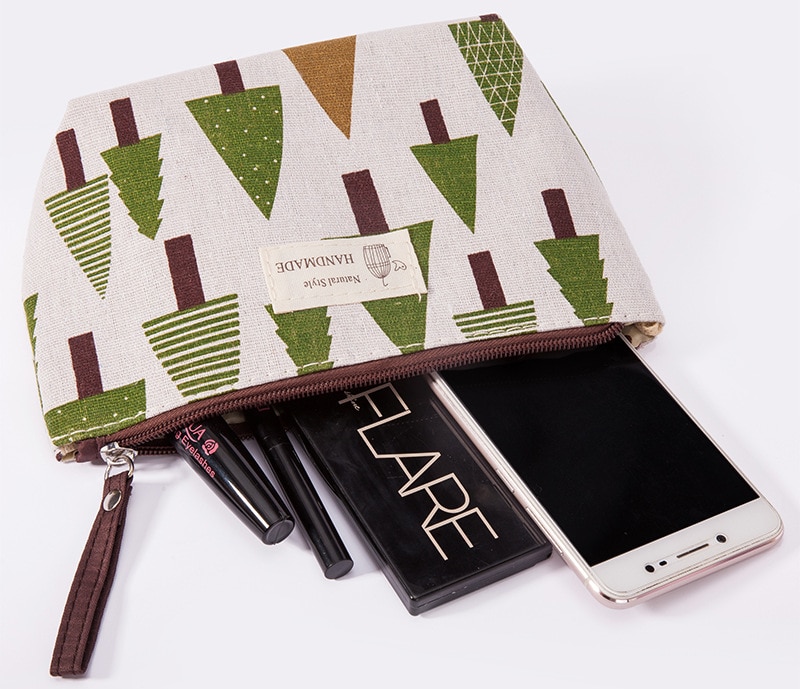 Tree Print Pattern Women Travel Storage Bag