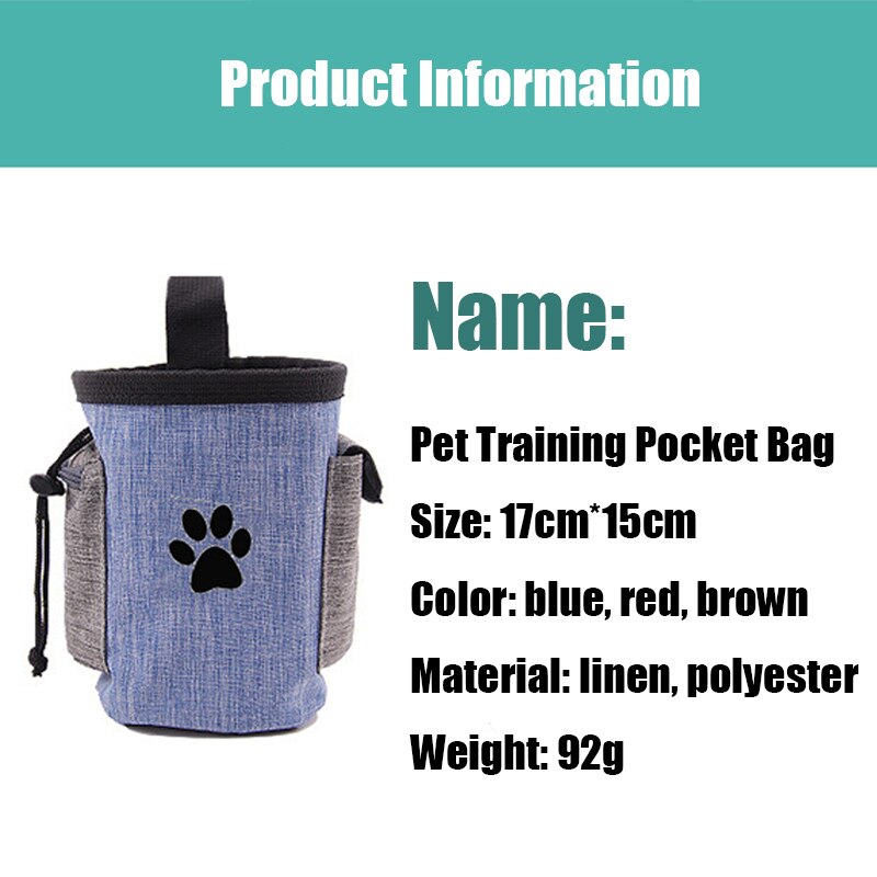 Pet Treat Bag Dog Training Carrier Bag