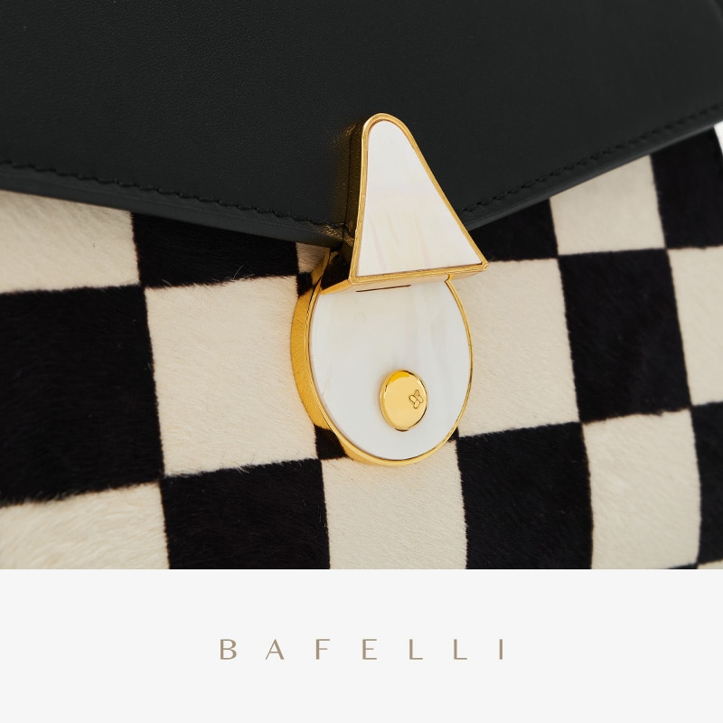 Crossbody Bag Winter Plaid