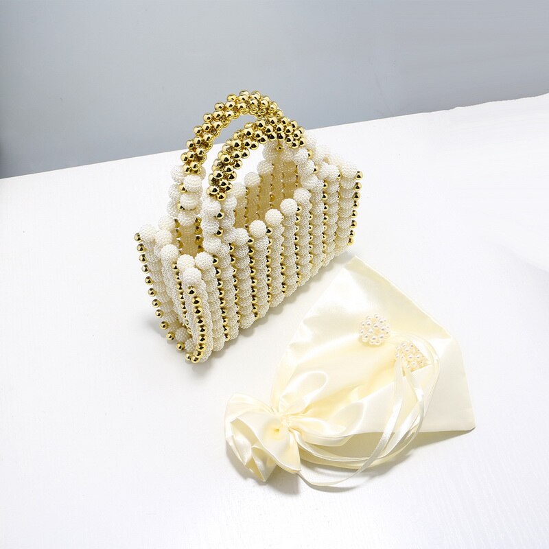 Hollow Out Style Bucket Design Party Handbag