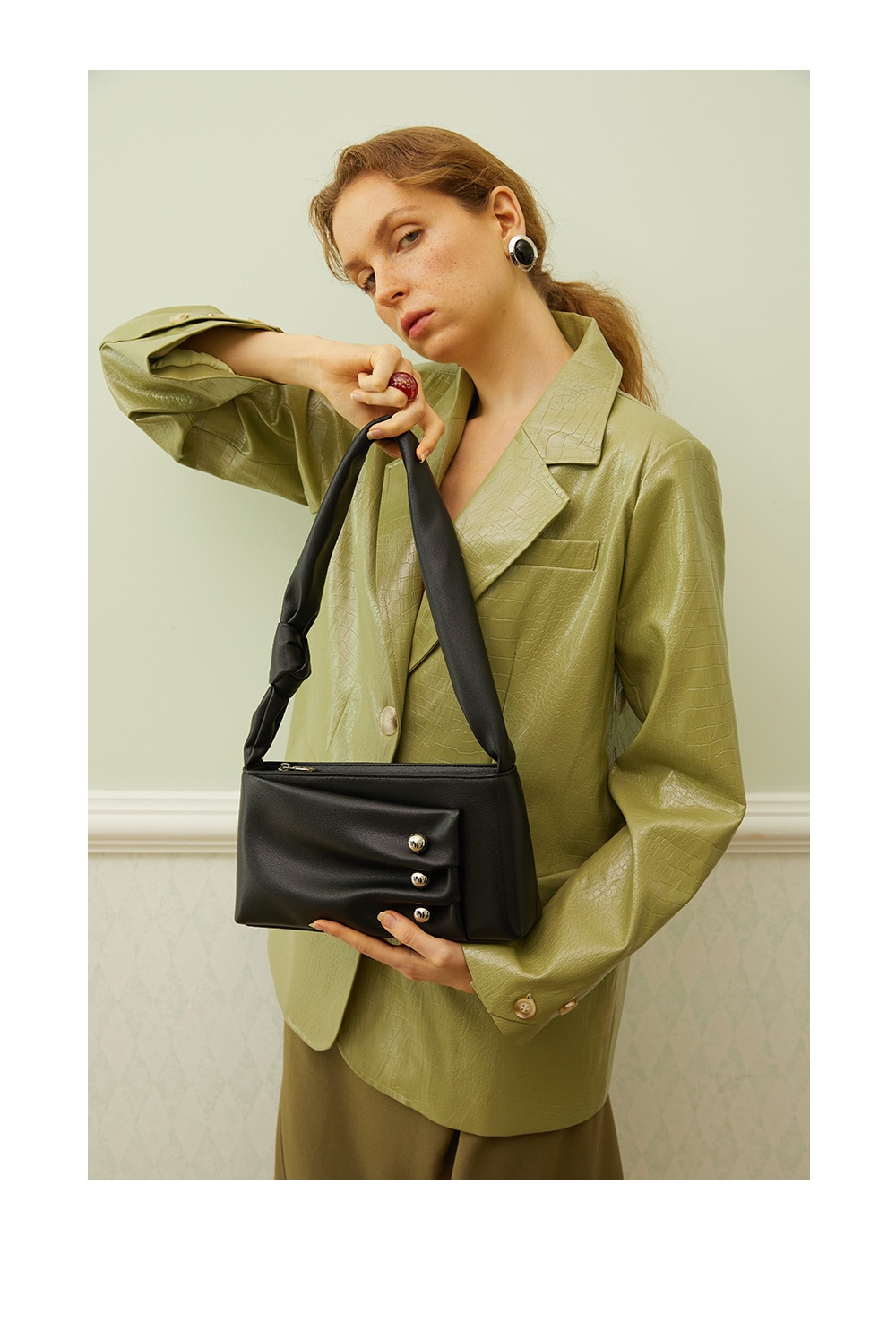 Trendy One-shoulder Cloud Bag