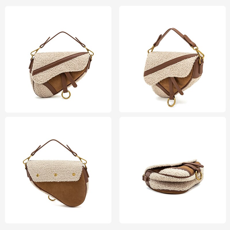 Strap D-shaped Saddle Bag