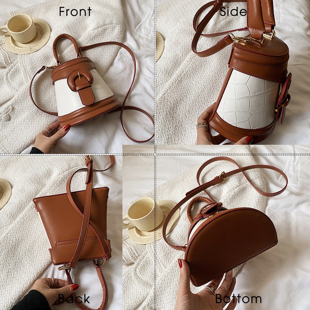 Crocodile Pattern PU Leather Handbag