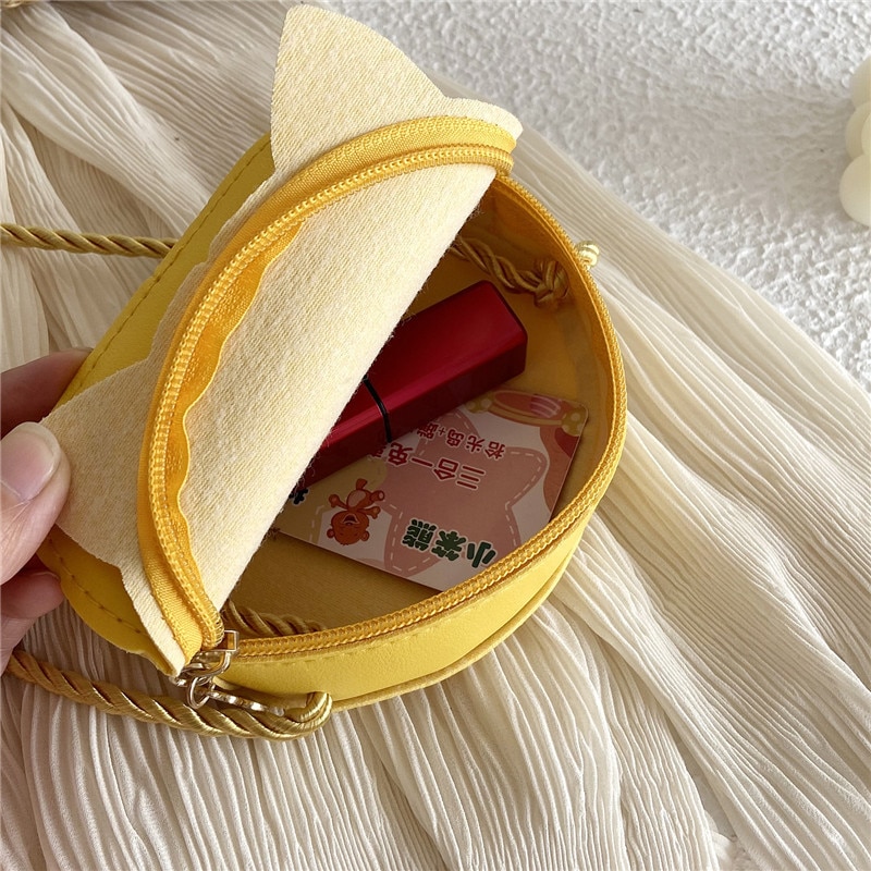 Anime Figures Purple Pink Cute Silicone Bag