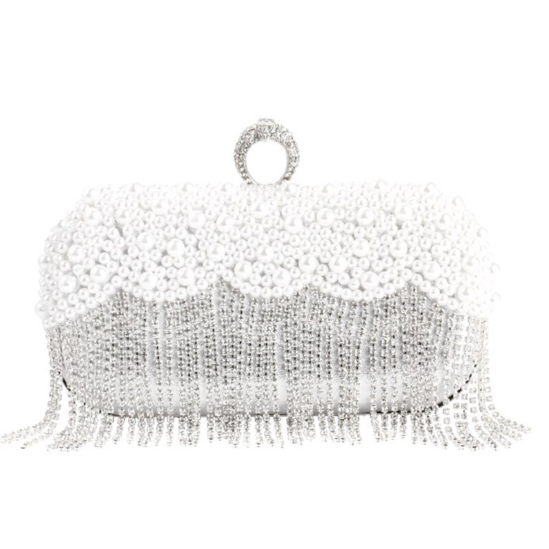 Tassel Beading Small Day Evening Clutch