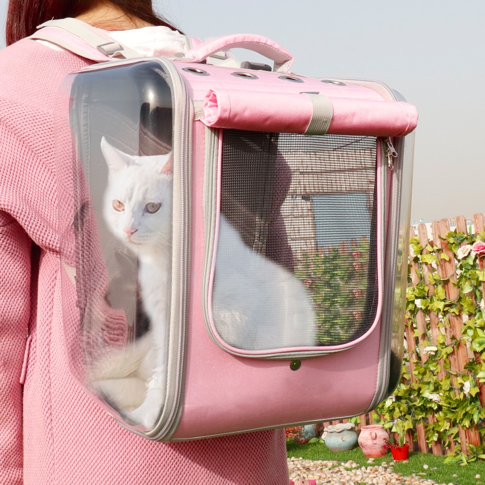 Backpack Breathable Cat Travel Outdoor Shoulder Bag