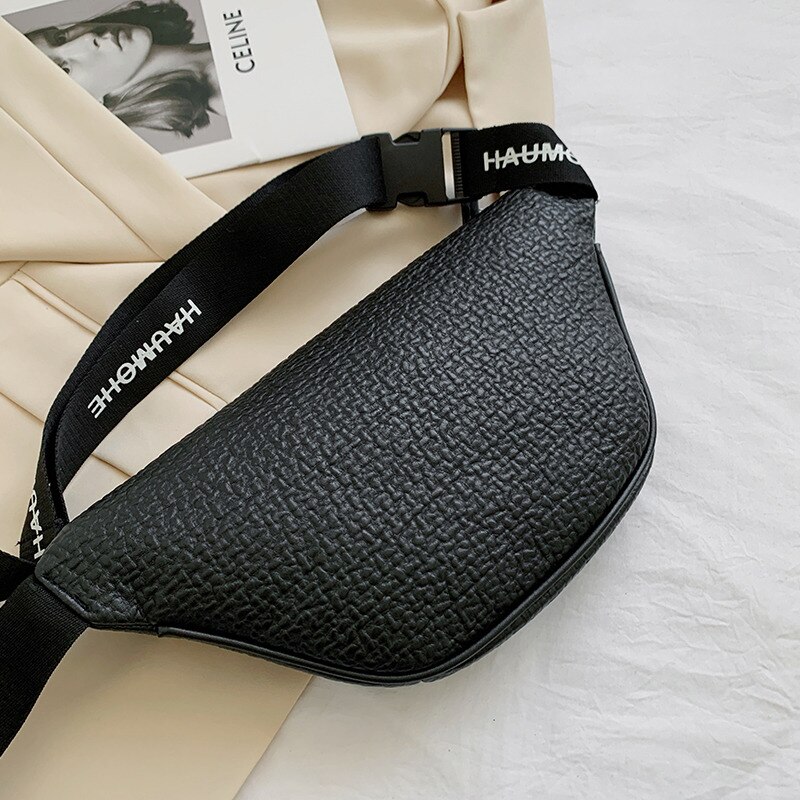 Leather Woman Waist Bag