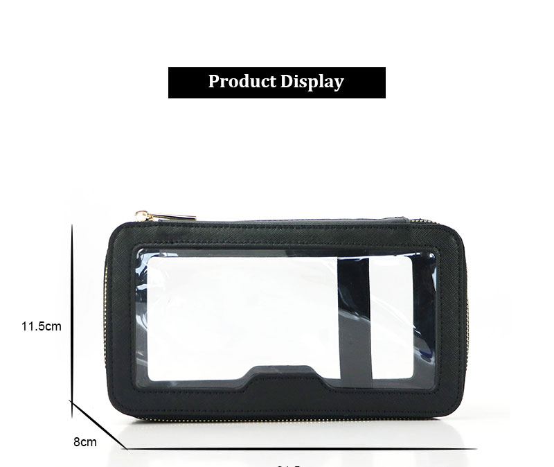 Customized Genuine Leather Travel Cosmetic Bag