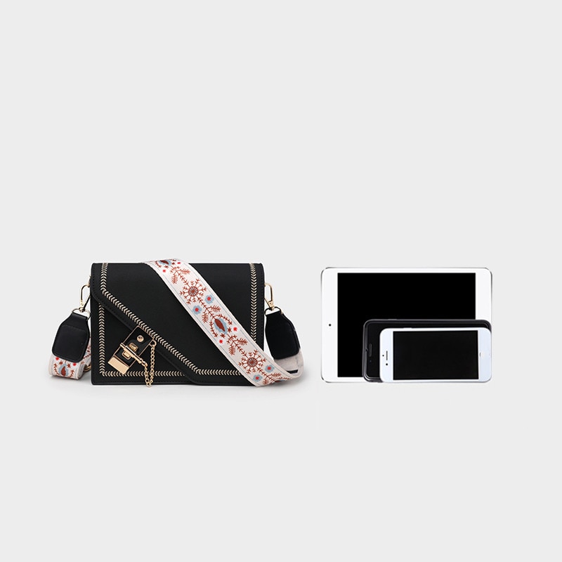 Lightweight PU Leather Messenger Bag