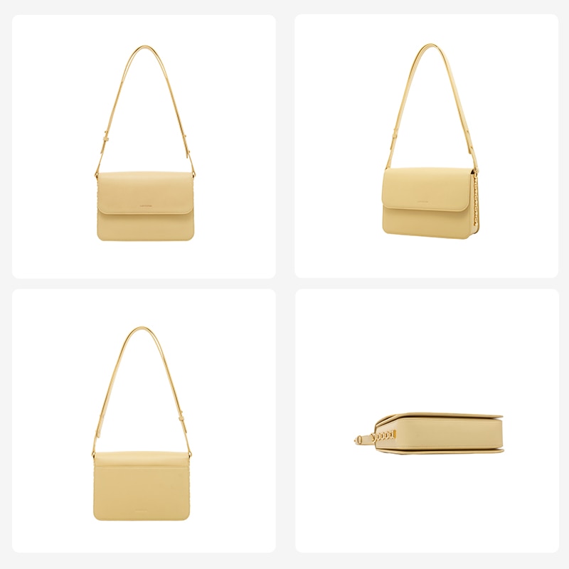 Underarm Leather Shoulder Handbag