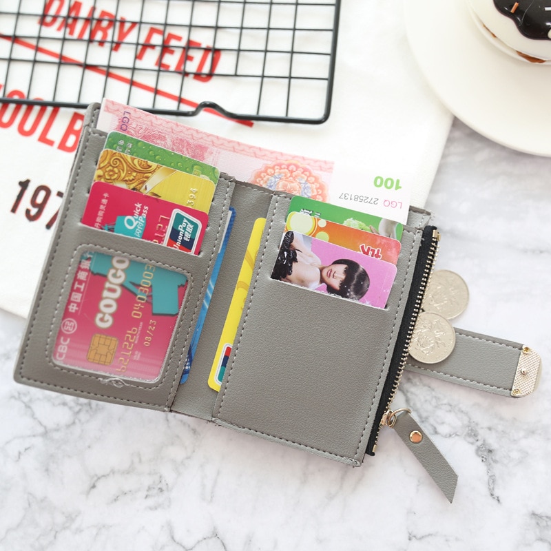 Female Purse Money Clip Wallet