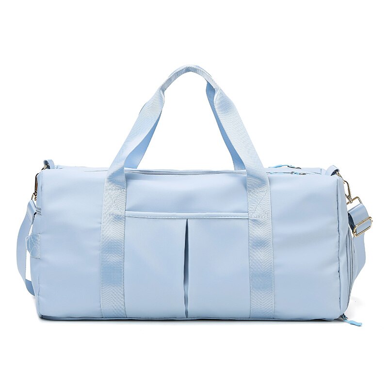 Nylon Waterproof Solid Color Travel Handbag