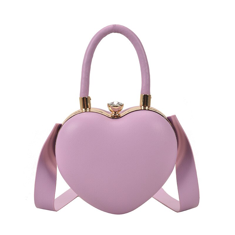 Heart Shaped Design Women Day Clutch