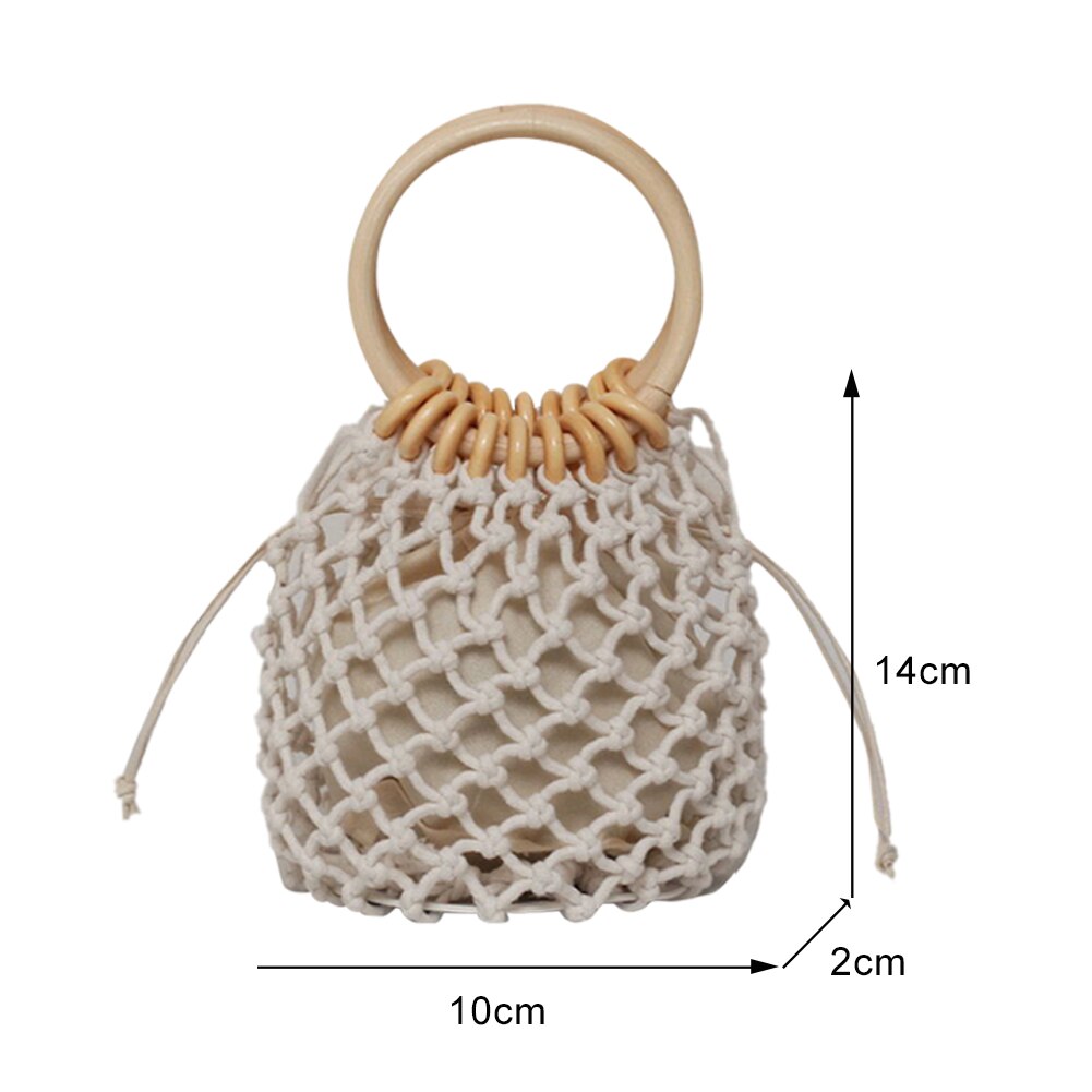 Summer Woman Woven Handbag