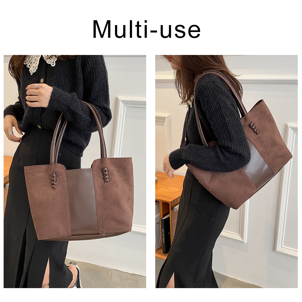 Luxury Women's Suede Bag