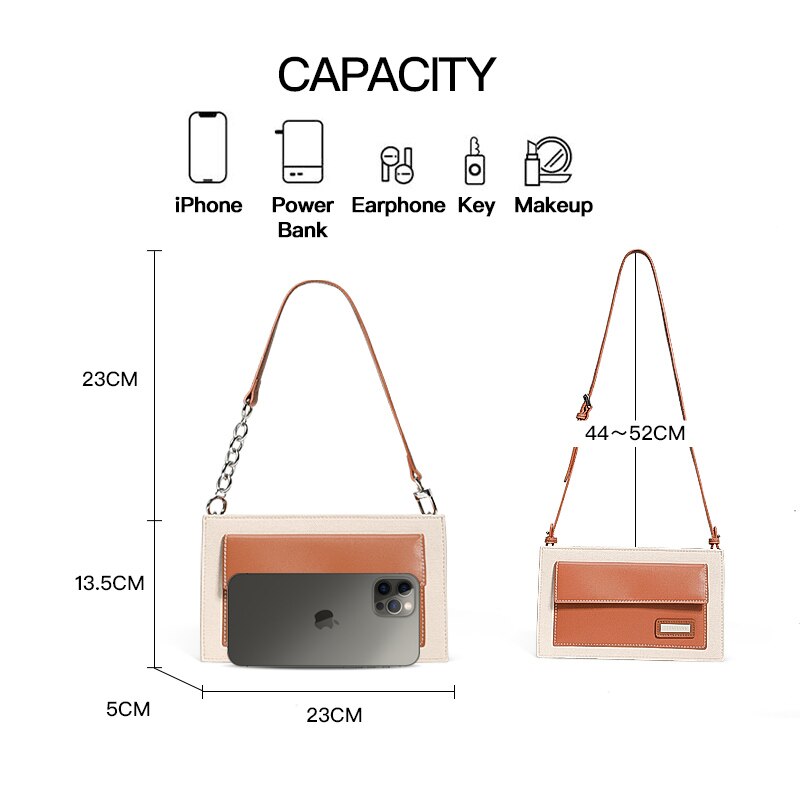 Crossbody Handbag Panelled