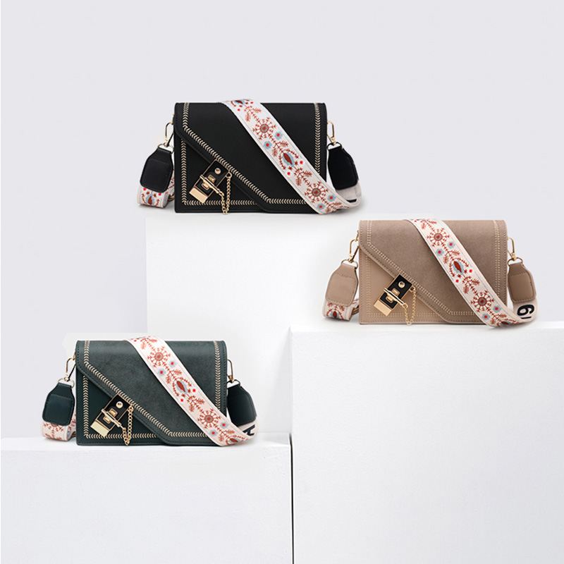 Lightweight PU Leather Messenger Bag