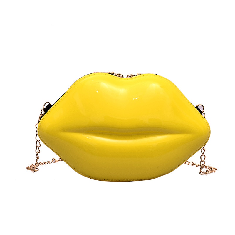 Luxury Designer Lip Shape Clutch