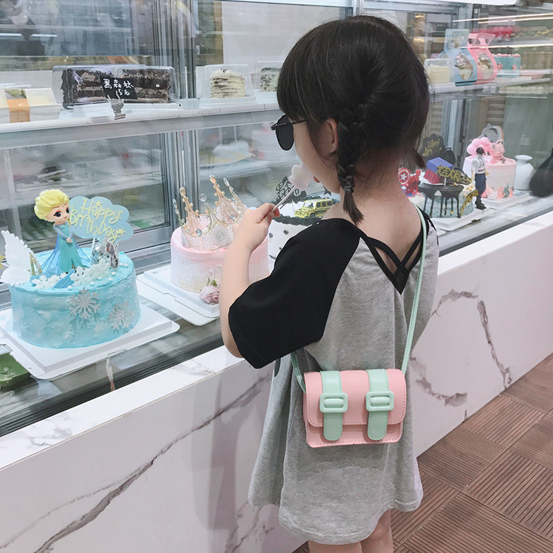 Candy Color Baby Girls Crossbody Bag