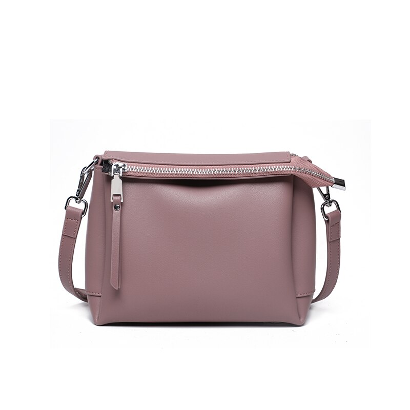 Cow Split Leather Magnetic Envelope Bag