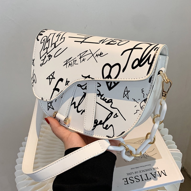 Ladies Saddle Crossbody Bag