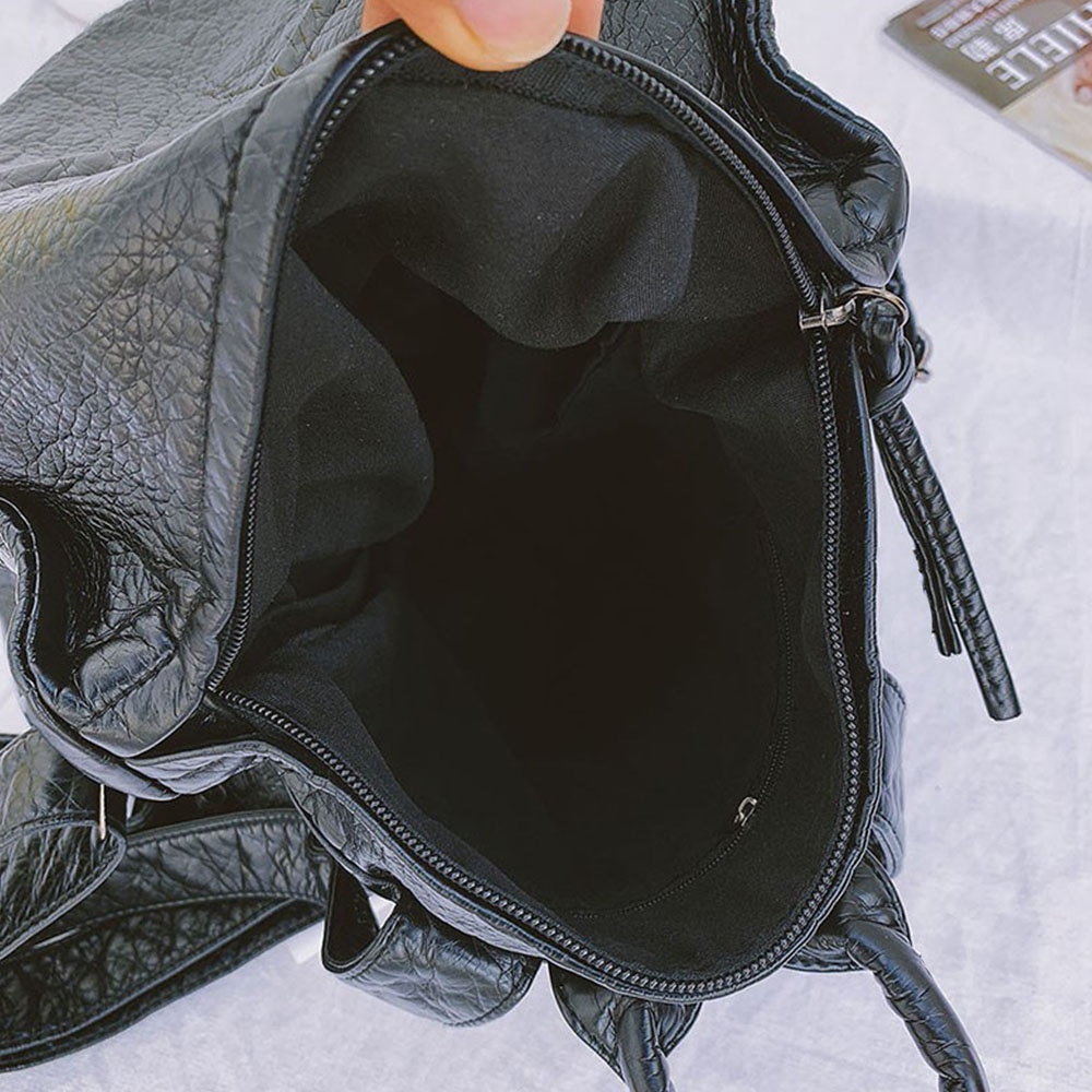 Casual Soft PU Leather Backpack
