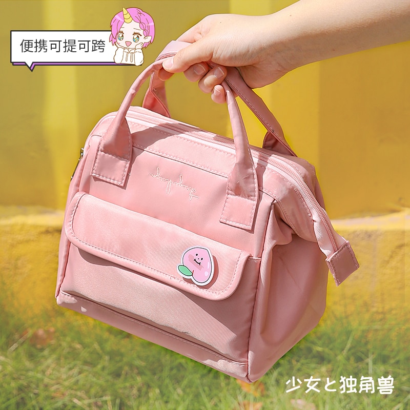 New Badge Pin Lunch Bag