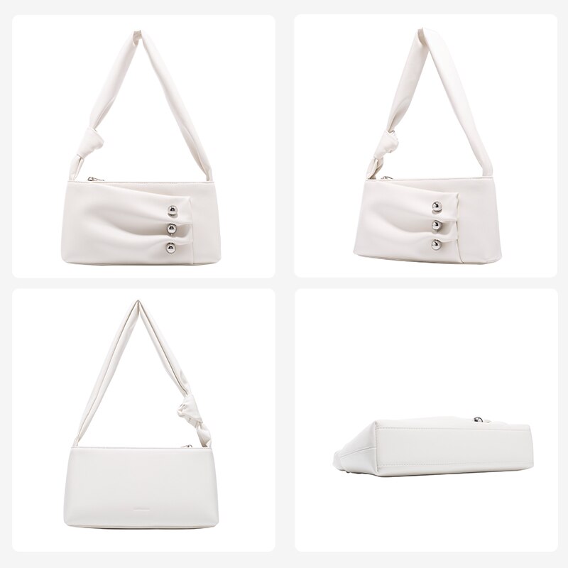 Trendy One-shoulder Cloud Bag