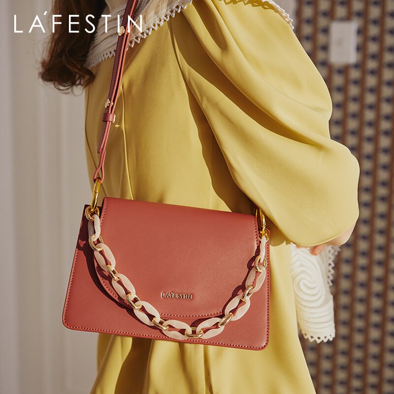 Texture Acrylic Chain Hand Carry Bag