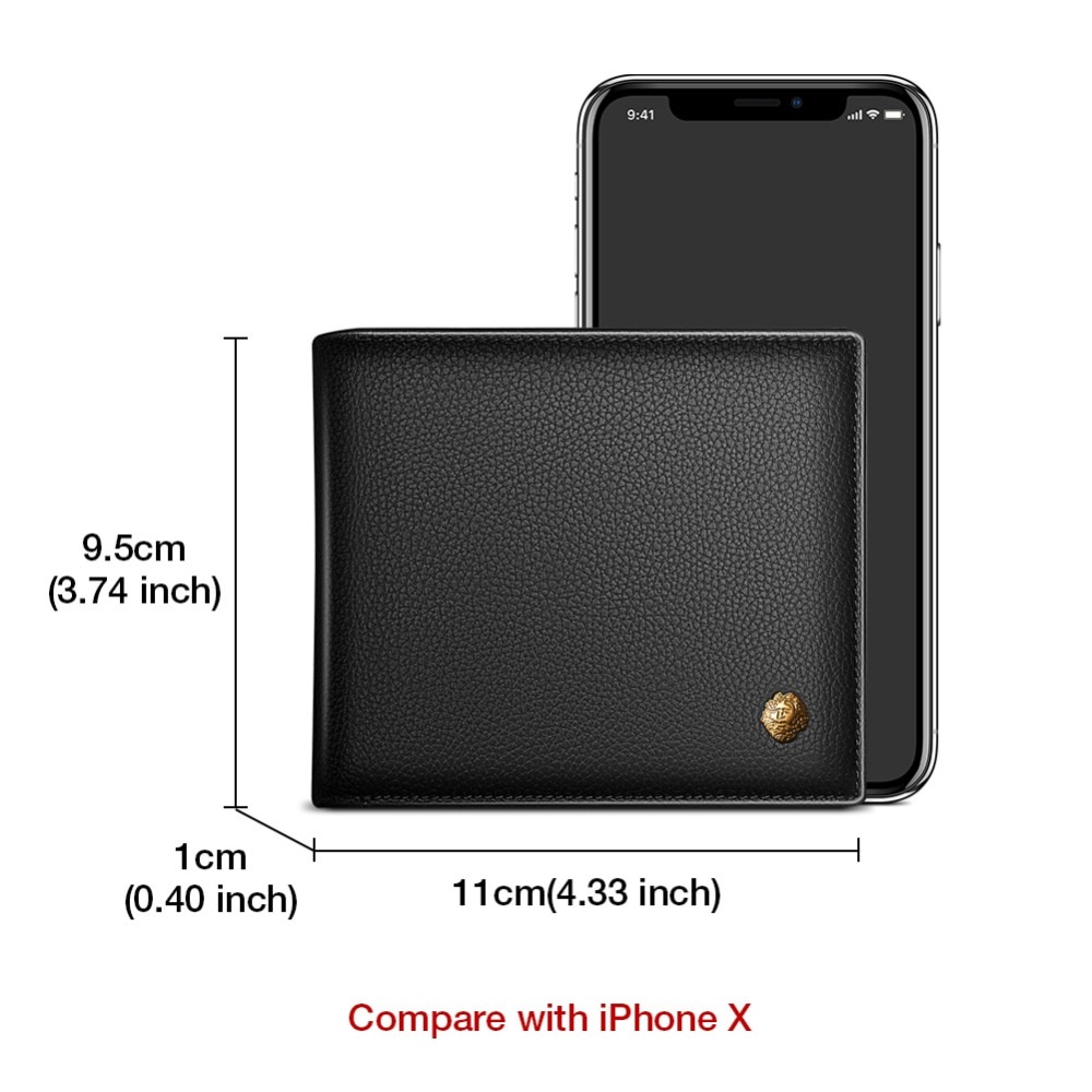 Wallet Men 100% Genuine Leather