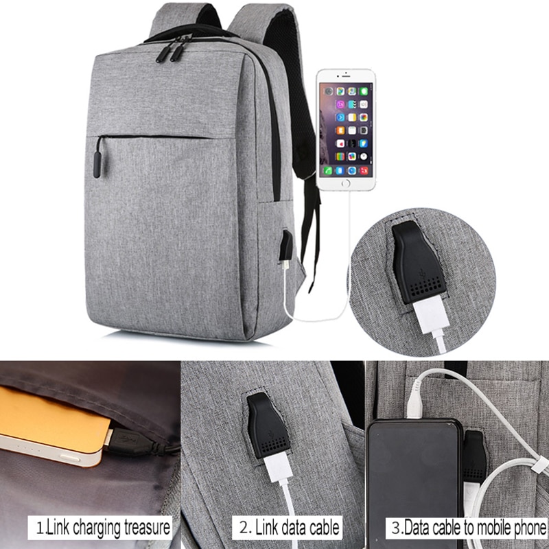 Laptop USB Anti Theft Backpack