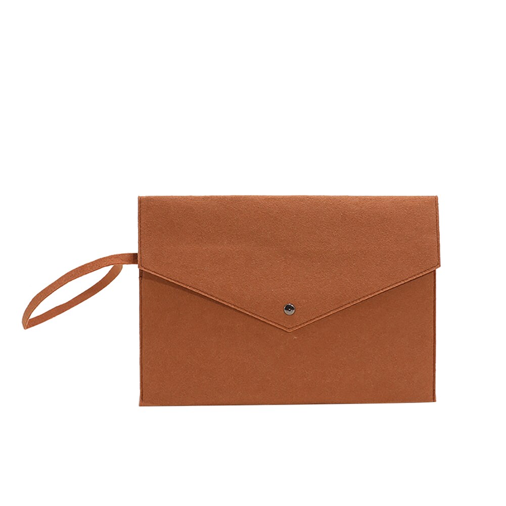 Envelop Bag Felt Solid Color Party Evening Bag