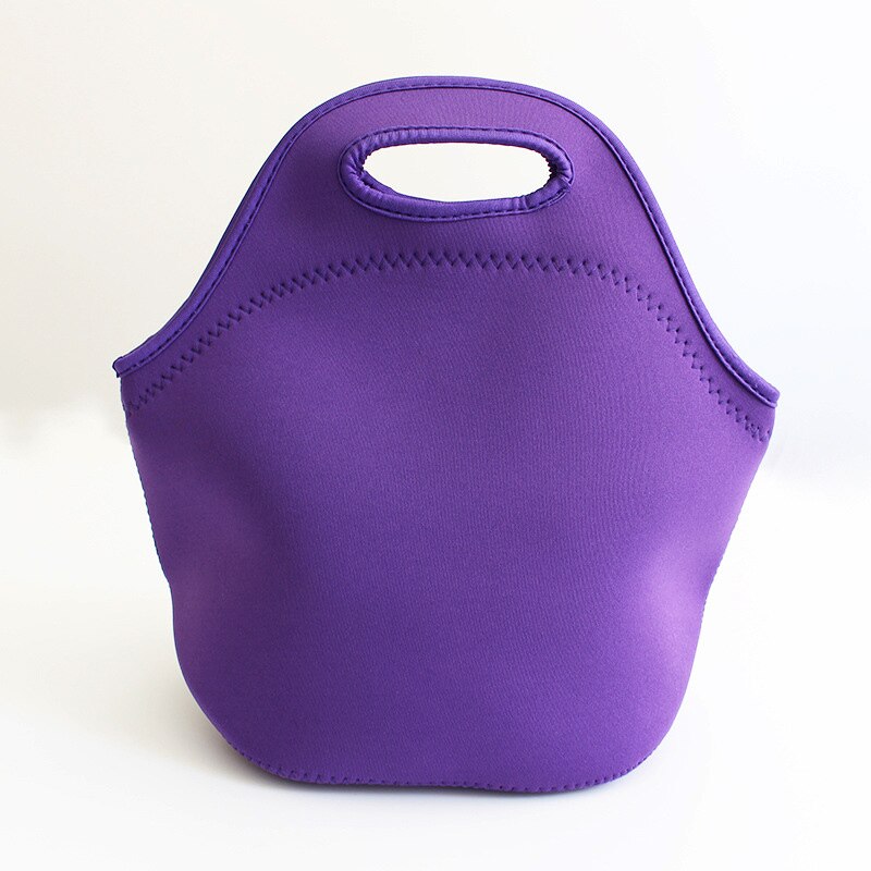 Lunch Bag Solid Color Large Capacity Thermal Bag