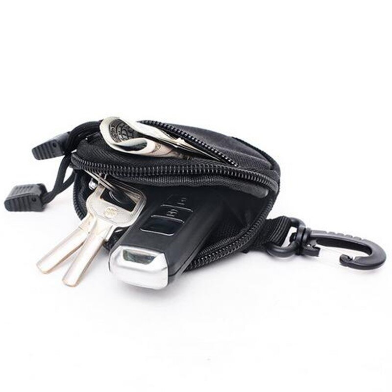 New Round Tactical Wallet Coin Key