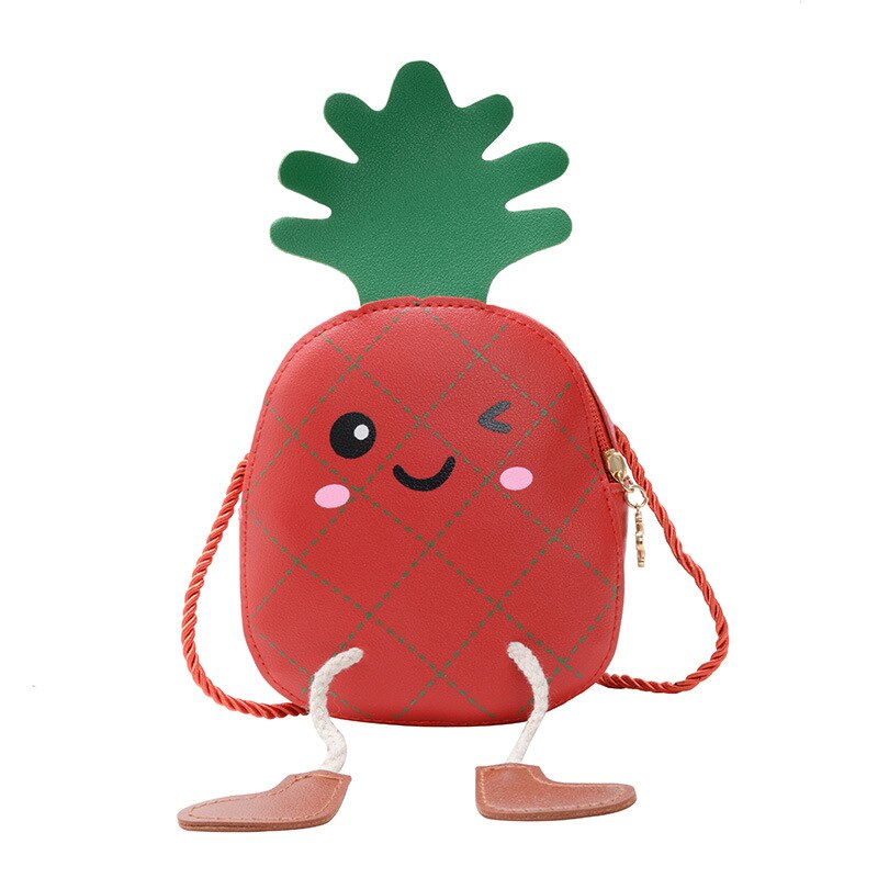 New Cartoon Pineapple Children Messenger Bag