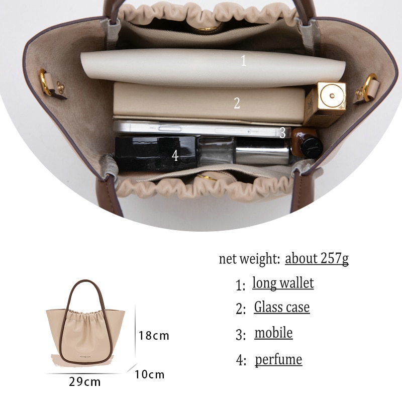 Crossbody Bucket Bag Handbag