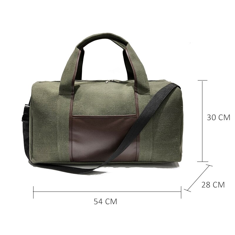 Canvas Simple Travel Luggage Handbag