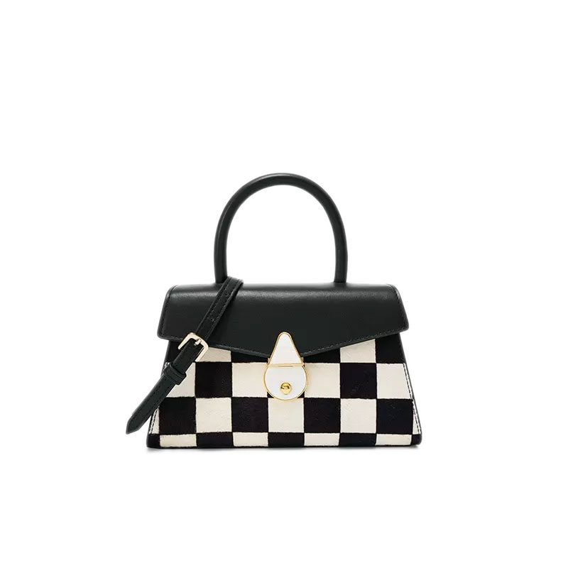 Crossbody Bag Winter Plaid