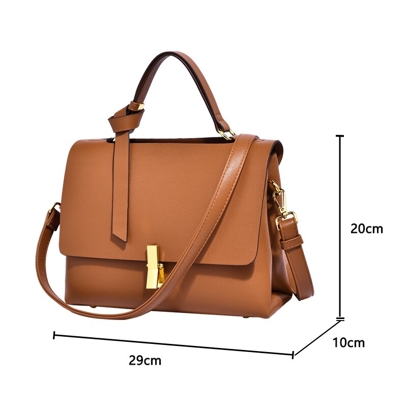Solid Color Small PU Leather Bag