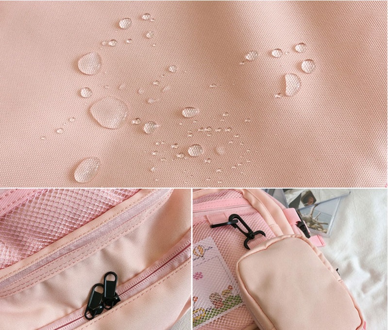 Waterproof Nylon School Bag Backpack