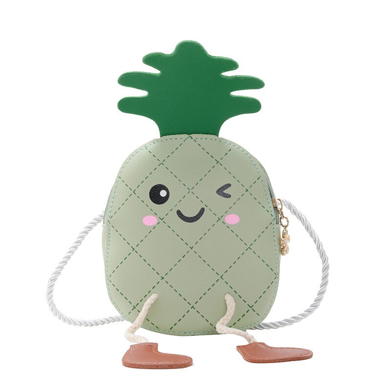 New Cartoon Pineapple Children Messenger Bag