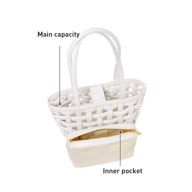 Large Capacity Underarm Woven Bag