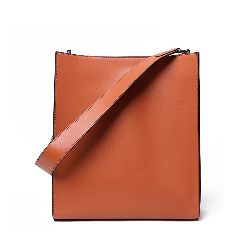 High Quality Leather Square Shoulder Bag