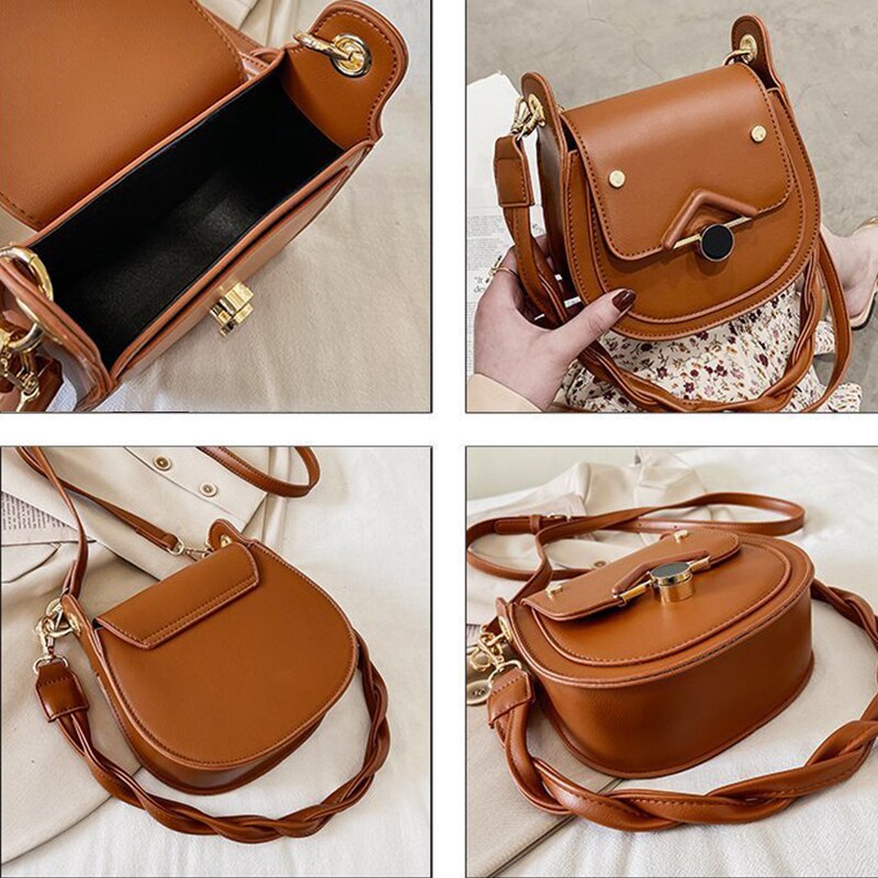 Saddle Bag Solid Color Bag