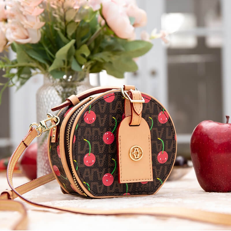 Mini Cherry Round Cake Bag