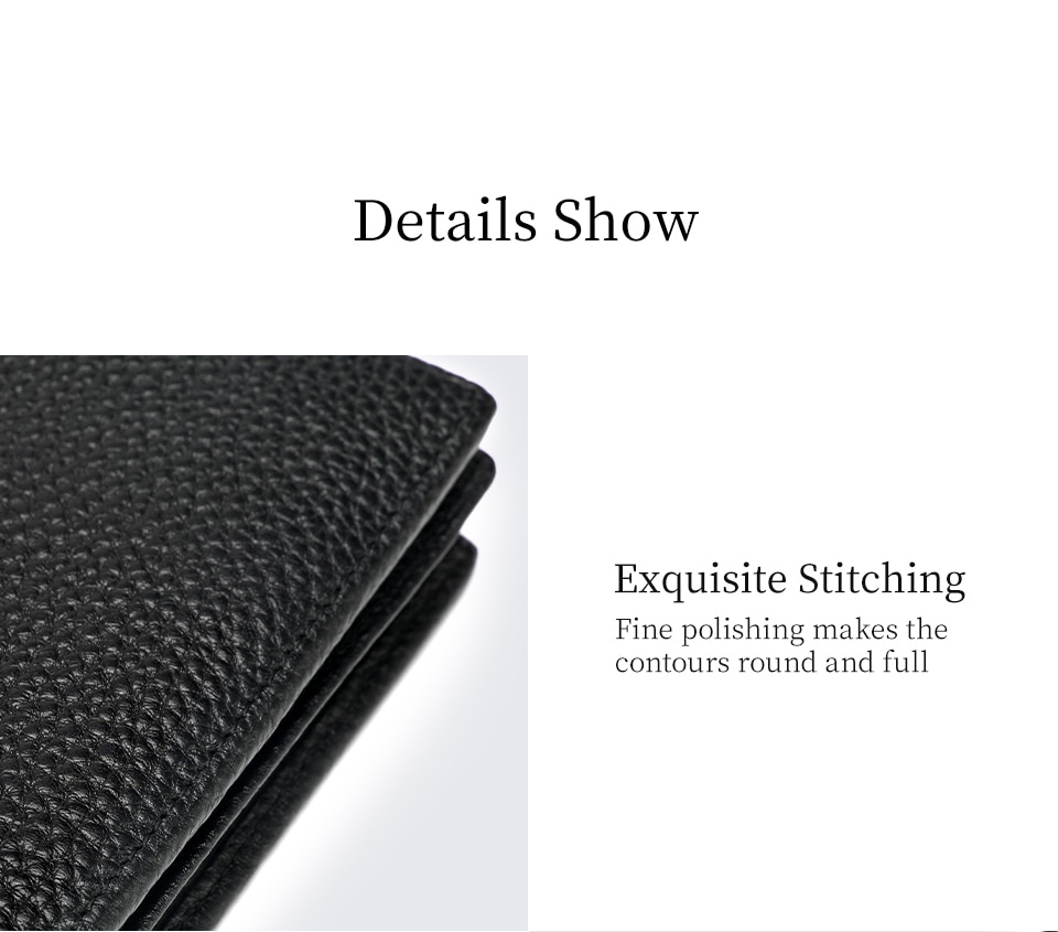 Luxury Men Genuine Leather Wallet