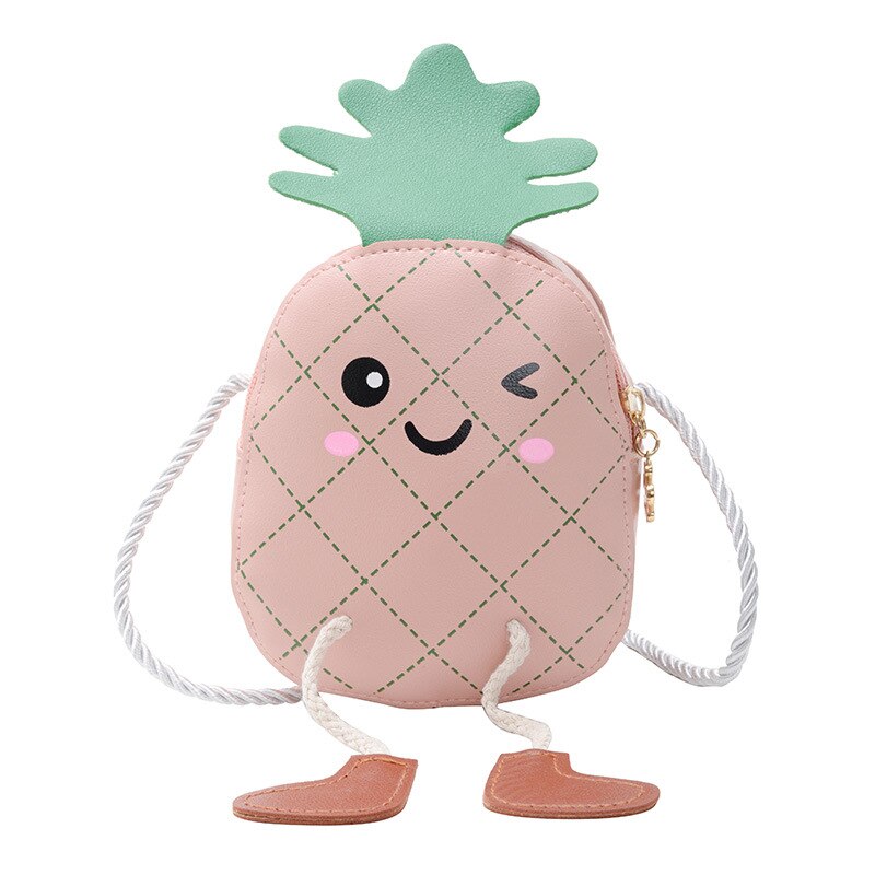 New Cartoon Pineapple Children Messenger Bag